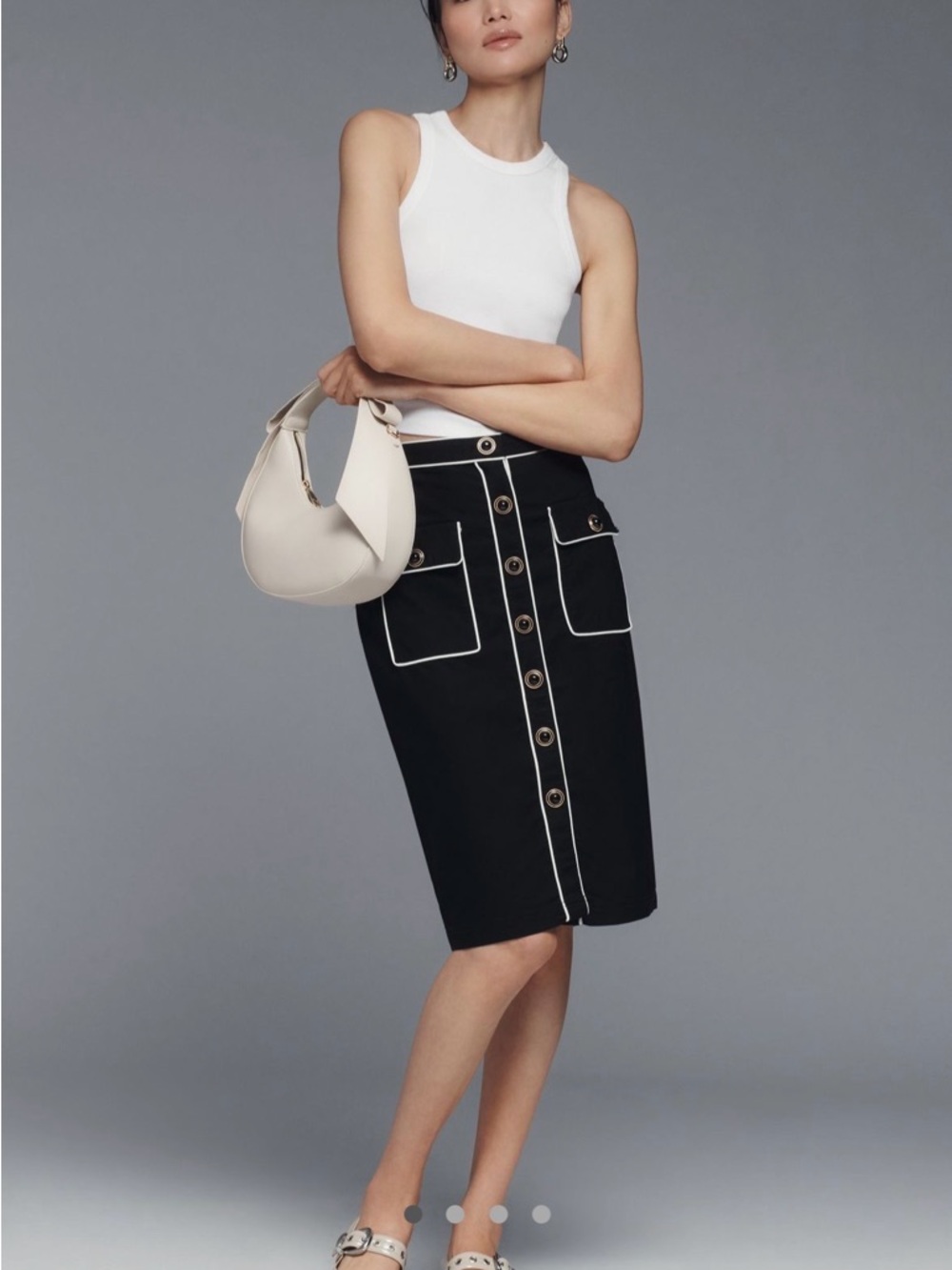 Anthropologie Maeve High Waisted Pencil Skirt